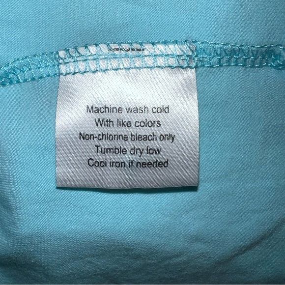 Peter Millar Mens Polo Shirt Size Large L Seaside Wash Blue Soft Golf Logo - Picture 7 of 7